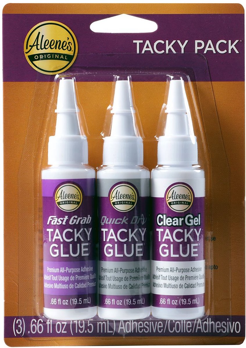 Aleenes Specialty tacky glue - trial pack - 3stuks